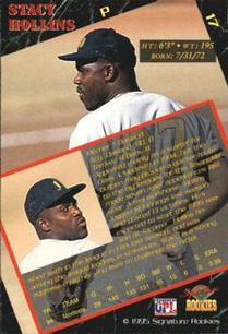 1995 Signature Rookies Old Judge - Preview '95 #17 Stacy Hollins Back