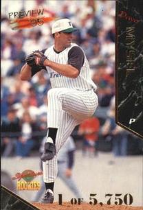 1995 Signature Rookies Old Judge - Preview '95 #25 David Mysel Front
