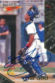 1995 Signature Rookies Old Judge - Preview '95 Signatures #12 Sal Fasano Front