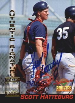 1994 Signature Rookies - Authentic Signatures #8 Scott Hatteberg Front