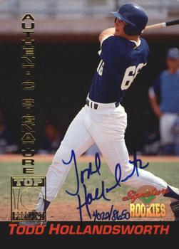 1994 Signature Rookies - Authentic Signatures #14 Todd Hollandsworth Front