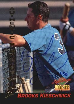 1994 Signature Rookies - Authentic Signatures #32 Brooks Kieschnick Front
