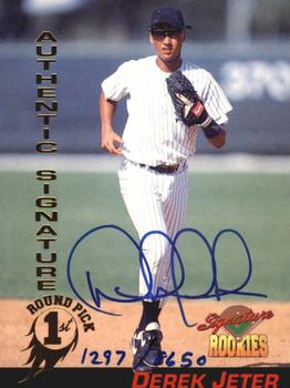1994 Signature Rookies - Authentic Signatures #35 Derek Jeter Front