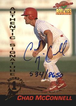 1994 Signature Rookies - Authentic Signatures #39 Chad McConnell Front