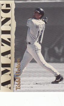 2001 Royal Rookies Throwbacks - Amazing Todd Helton #A5 Todd Helton Front