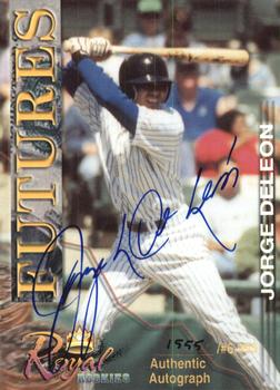 2001 Royal Rookies Futures - Autographs #24 Jorge DeLeon Front