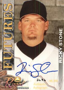 2001 Royal Rookies Futures - Autographs #27 Ricky Stone Front