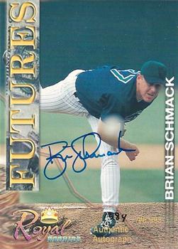 2001 Royal Rookies Futures - Autographs #30 Brian Schmack Front