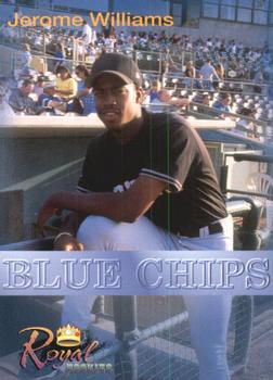 2001 Royal Rookies Futures - Blue Chips #BC-01 Jerome Williams Front