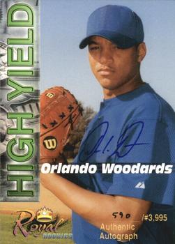 2001 Royal Rookies Futures - High Yield Autographs #HY-03 Orlando Woodards Front