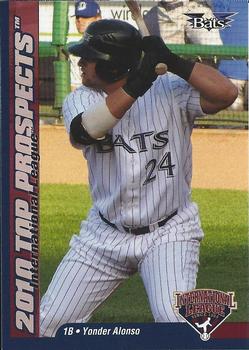 2010 Choice International League Top Prospects  #2 Yonder Alonso Front