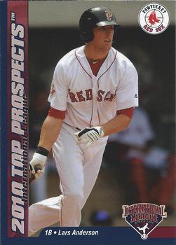 2010 Choice International League Top Prospects  #4 Lars Anderson Front