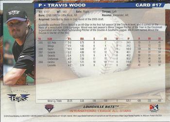 2010 Choice International League All-Stars #17 Travis Wood Back