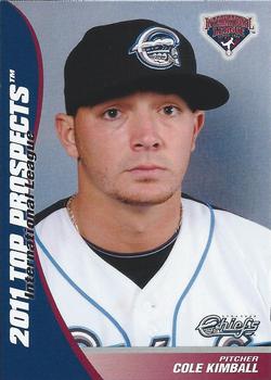 2011 Choice International League Top Prospects  #13 Cole Kimball Front