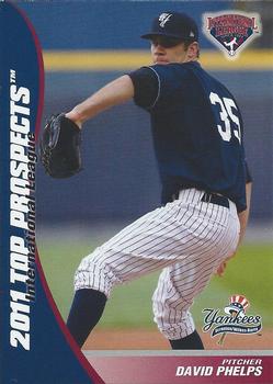 2011 Choice International League Top Prospects  #22 David Phelps Front