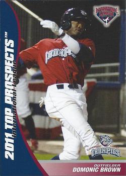 2011 Choice International League Top Prospects  #03 Domonic Brown Front