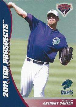 2011 Choice International League Top Prospects  #04 Anthony Carter Front