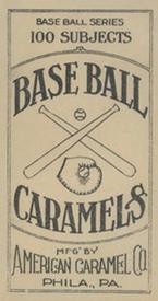 1909-11 American Caramel (E90-1) #NNO Harry Howell Back