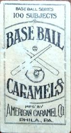 1909-11 American Caramel (E90-1) #NNO Cy Young Back