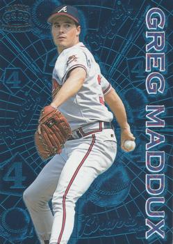 1996 Pacific Crown Collection - Milestones #M-7 Greg Maddux Front