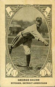 1922 E120 American Caramel Series of 240 #NNO George Dauss Front