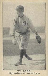 1922 E121 American Caramel Series of 120 #NNO Ty Cobb Front