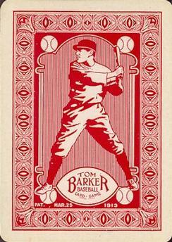 1913 Tom Barker Game WG6 #2 Home Run Baker Back