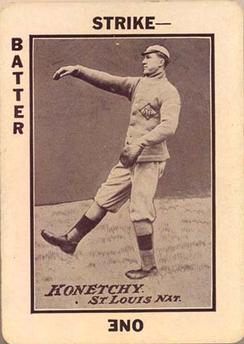 1913 Tom Barker Game WG6 #24 Ed Konetchy Front