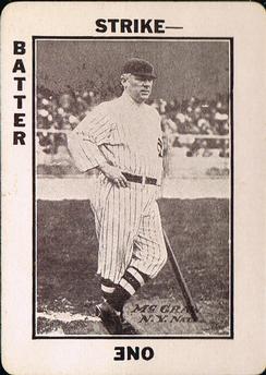 1913 Tom Barker Game WG6 #29 John McGraw Front