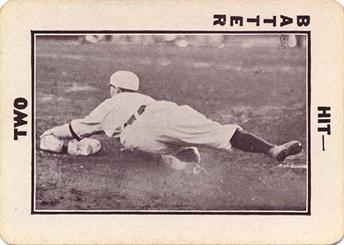 1913 Tom Barker Game WG6 #A5 Runner Sliding, Hugging Base Front