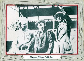 1975 Cobb McCallum #12 Thomas Edison, Cobb Fan Front