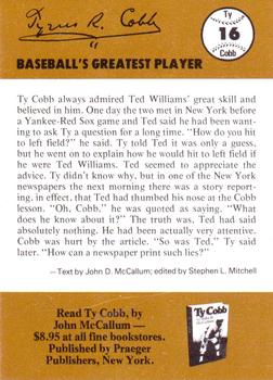1975 Cobb McCallum #16 Ted Gets a Lesson Back