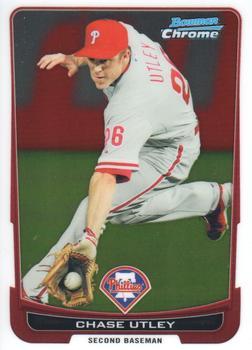 2012 Bowman Chrome #197 Chase Utley Front