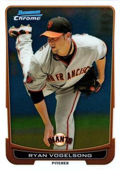 2012 Bowman Chrome #198 Ryan Vogelsong Front