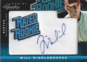 2012 Panini Signature Series #128 Will Middlebrooks Front