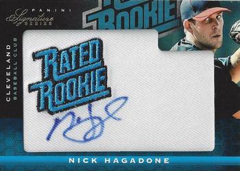 2012 Panini Signature Series #137 Nick Hagadone Front