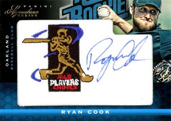 2012 Panini Signature Series #140 Ryan Cook Front