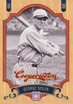 2012 Panini Cooperstown #20 George Sisler Front