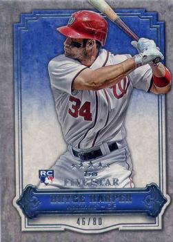 2012 Topps Five Star #1 Bryce Harper Front