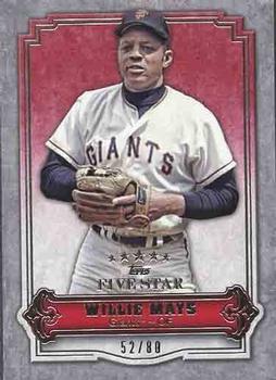 2012 Topps Five Star #21 Willie Mays Front