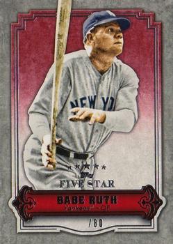 2012 Topps Five Star #30 Babe Ruth Front