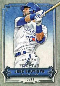 2012 Topps Five Star #45 Jose Bautista Front