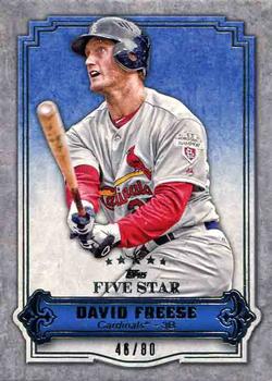 2012 Topps Five Star #46 David Freese Front