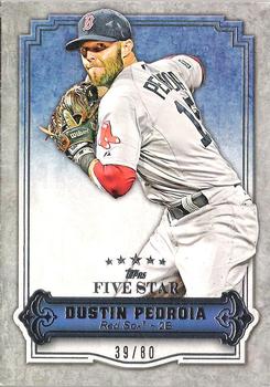2012 Topps Five Star #52 Dustin Pedroia Front