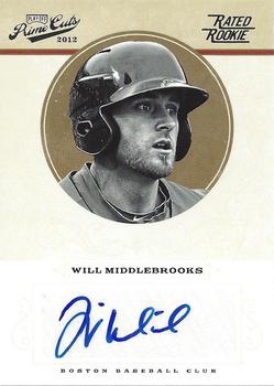 2012 Playoff Prime Cuts #99 Will Middlebrooks Front