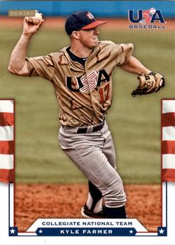 2012 Panini USA Baseball #7 Kyle Farmer Front