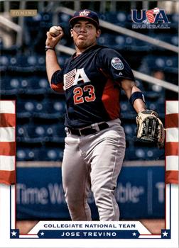 2012 Panini USA Baseball #20 Jose Trevino Front
