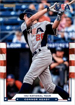 2012 Panini USA Baseball #32 Connor Heady Front