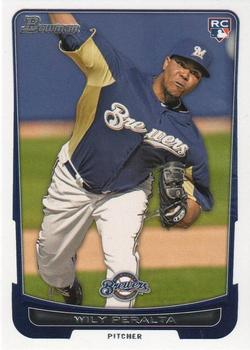 2012 Bowman Draft Picks & Prospects #48 Wily Peralta Front