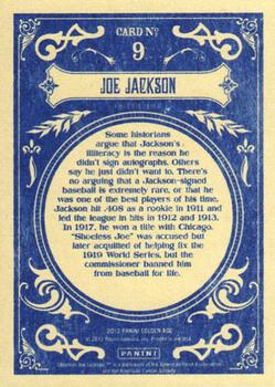 2012 Panini Golden Age #9 Joe Jackson Back